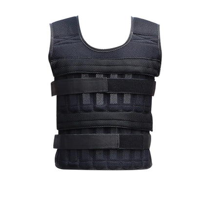 20Kg Weighted Vest Adjustable Loading Weight Jacket Exercise Weightloading Gym Equipment Boxing Training Waistcoat （Only Vest） - Fitness Live