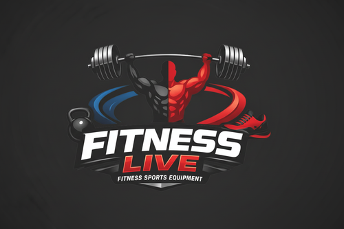 Fitness Live Logo Dark Background Version